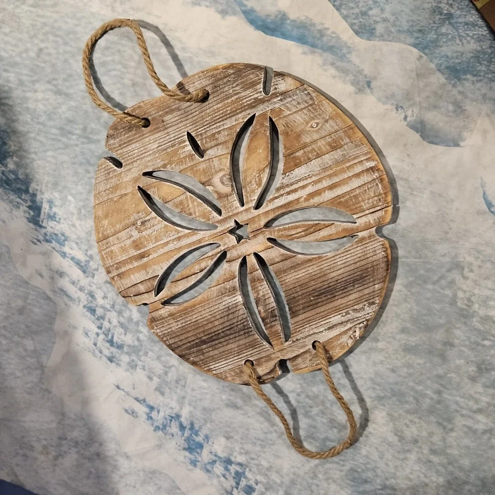 Coastal Sand Dollar Wall Decor 14.5